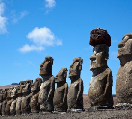 ARRIVAL IN EASTER ISLAND